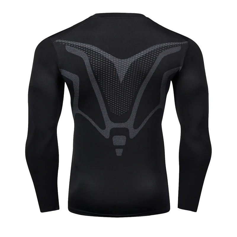 Herren Sport T-Shirt Laufshirt Trikot Kompressionsshirt Funktionsshirt Hemd Top