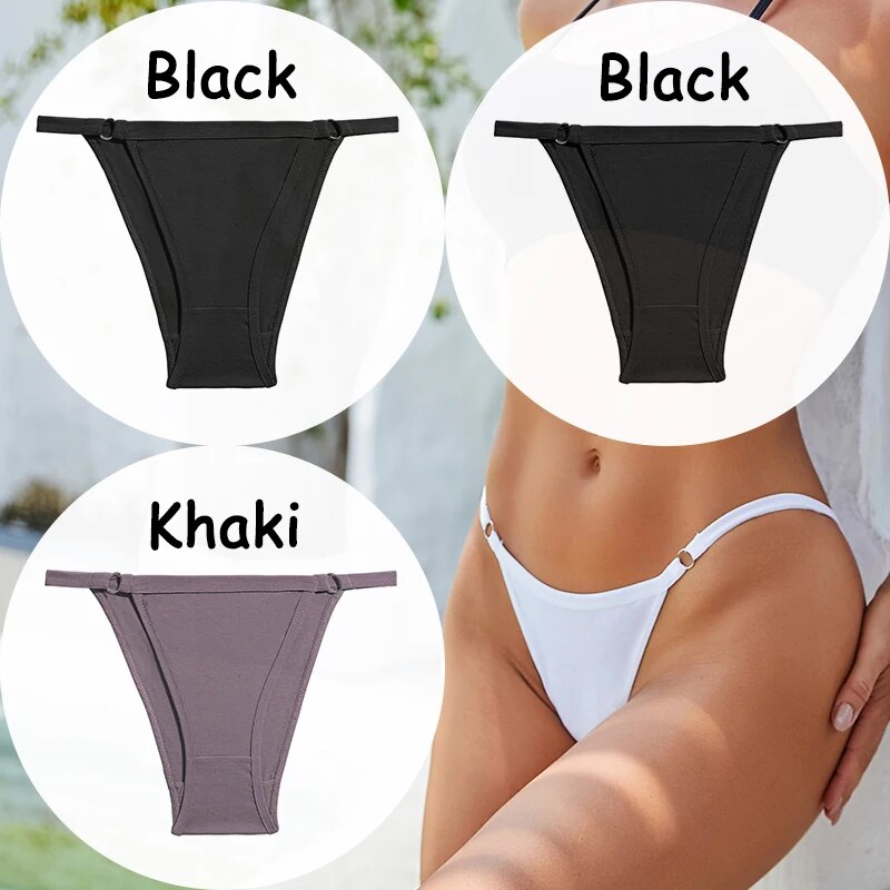 3 Stk Frauen Tanga G-String Höschen Sexy Schlüpfer Slip Dessous Unterwäsche