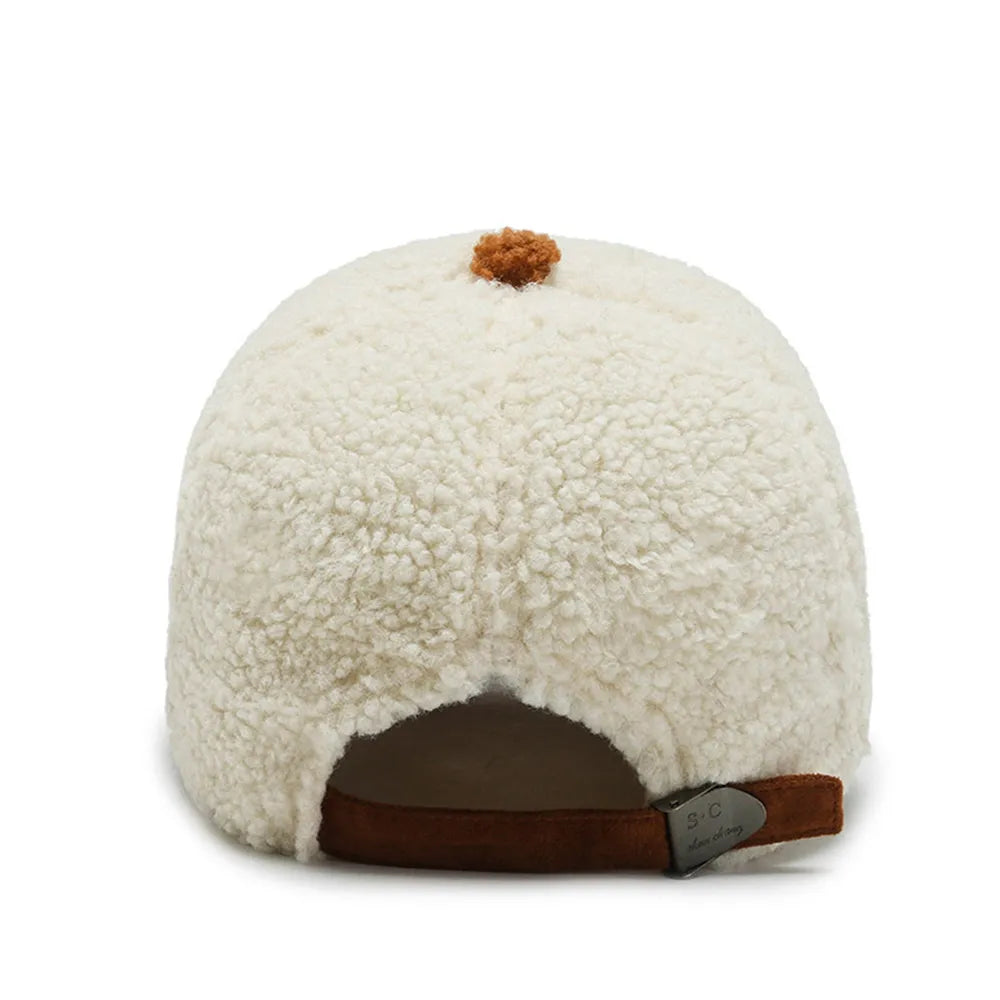 Warme Baseball Cap Damen Wintermütze Teddy Mütze Kappe Hut Unisex