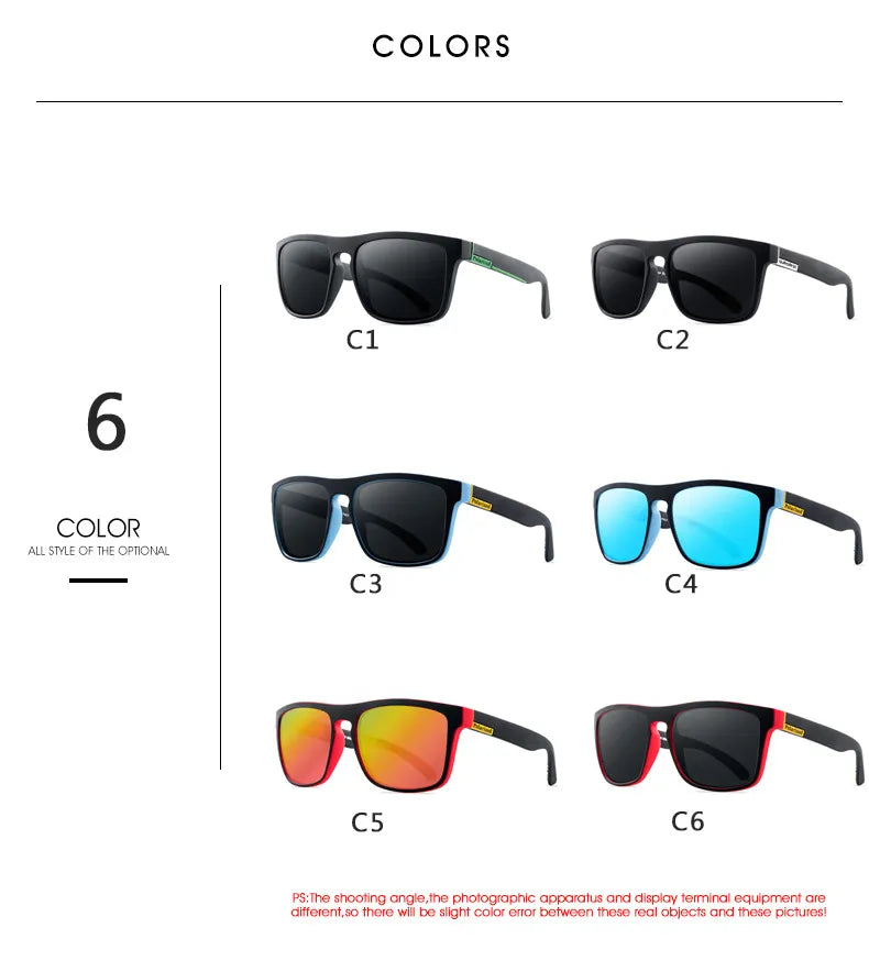 Fahrradbrille Polarisiert Sportbrille Sonnenbrille Brille UV400 7 Farbe