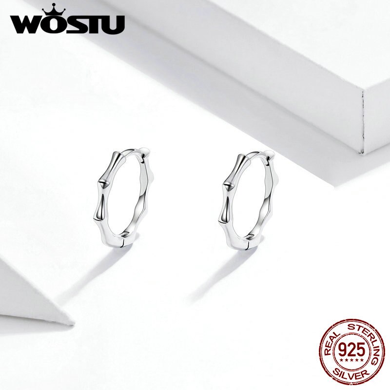 1 Paar Creolen aus 925 Sterling Silber Ohrringe Zirkonia Ohrstecker NEU