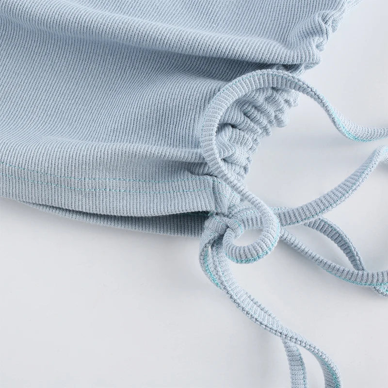Damen Top Ärmellose Neckholder-Top Tank Top Shirt Trägertop Oberteil Blusen