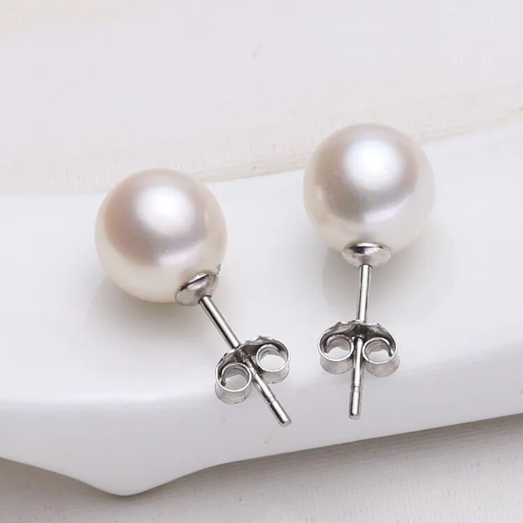 1 Paar Ohrstecker aus 925 sterling Silber Ohrringe Ohrschmuck Zirkonia Creolen