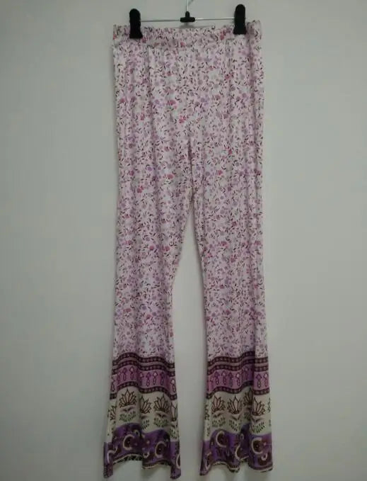 Damen Yoga Hose Bootcut Hüftjeans Schlaghose Hip Retro Flared Leggins