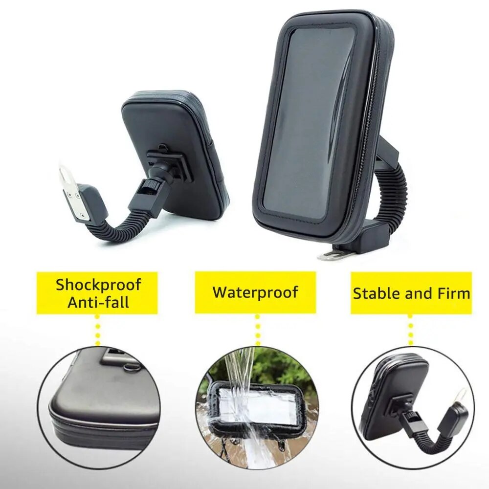 Fahrrad Handy Halterung Motorrad Lenker Roller Smartphone Halter 360°