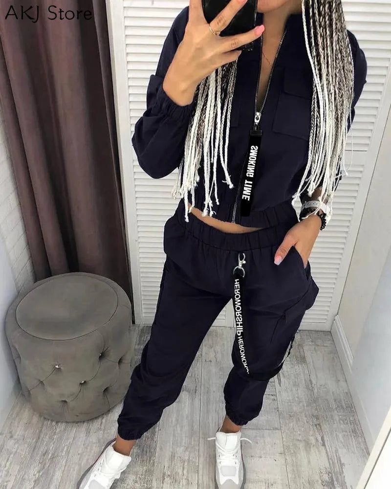 Damen Jogginganzug Trainingsanzug Fitnessanzug Freizeitanzug Hausanzug Sportwear