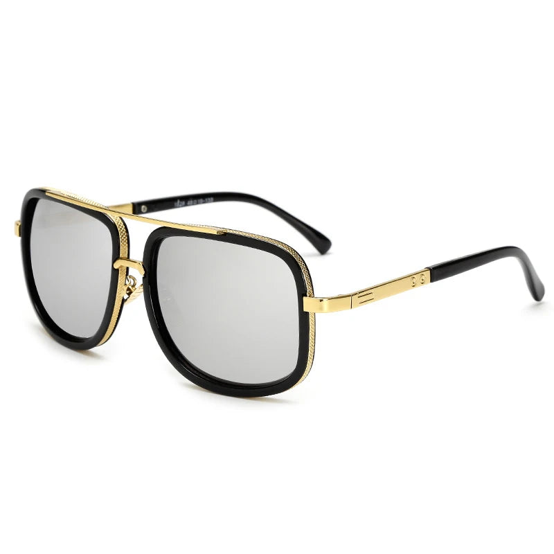 Herren Designer Sonnenbrille Polarisierte Pilotenbrille Retro Brille UV400
