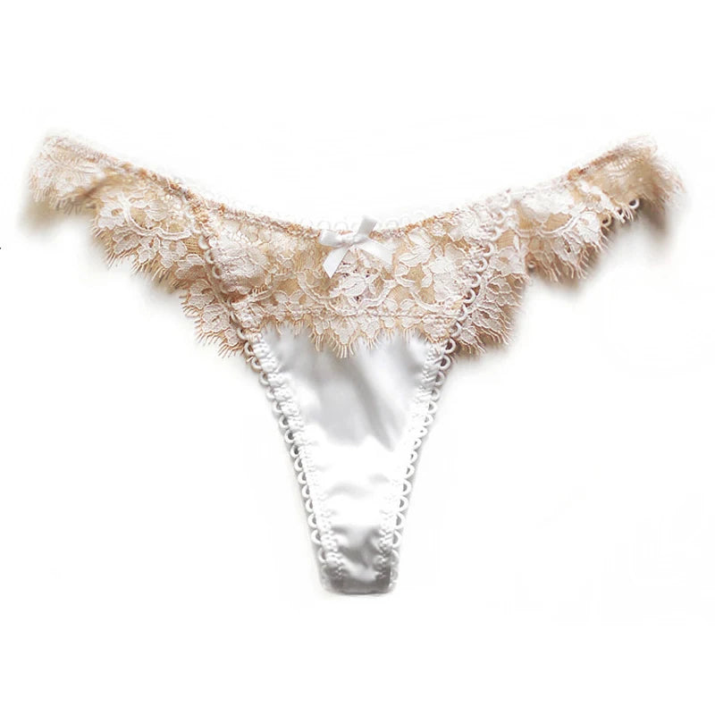 Frauen Spitze Tanga String Höschen Sexy Schlüpfer Slip Dessous Unterwäsche