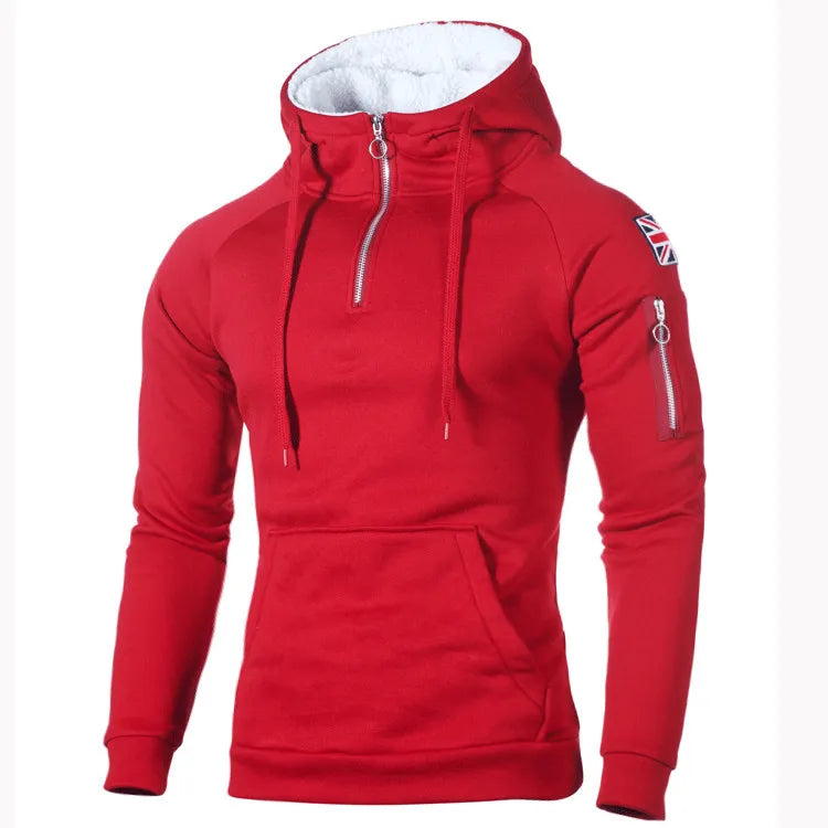 Männer Kapuzenpullover Sweatjacke Hoodie Sweatshirt Pullover Winter Pulli Herren