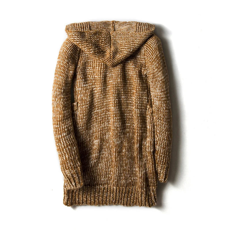 Herren Herbst Jacke Übergangsjacke Sweatjacke Sweater Strickjacke mit Zopfmuster