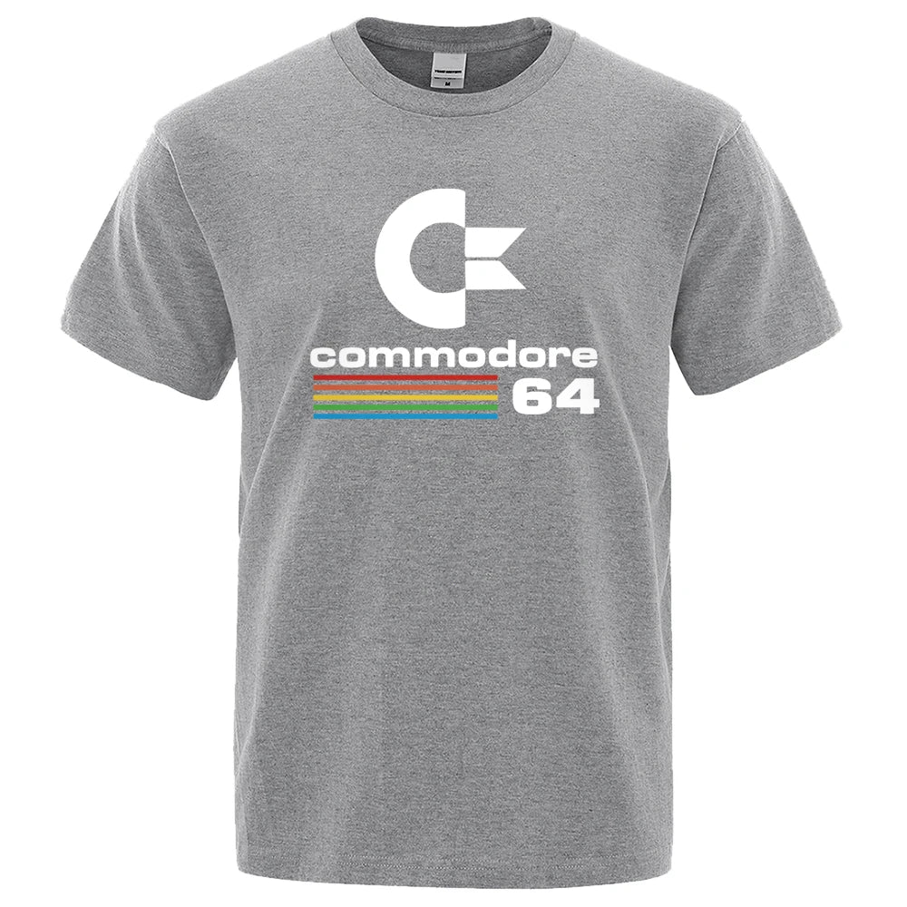 Fashion Herren Commodore 64 T-Shirt Rundhals Unisex Sommer Streetwear Tank Top