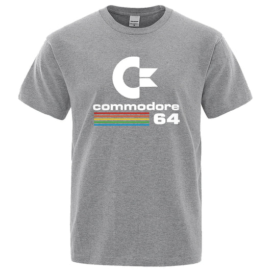 Fashion Herren Commodore 64 T-Shirt Rundhals Unisex Sommer Streetwear Tank Top