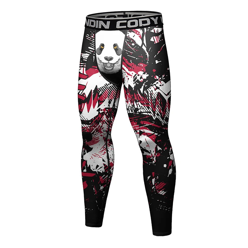 Herren Leggings Sporthose Jogginghose Trainingshose Lauf Hose Kompressionshose