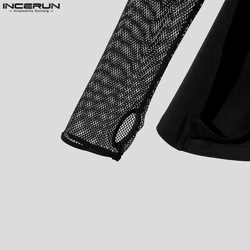 Maglietta Uomo Shirt T-Shirt Canottiera Camicia Maglia Sexy Body Trasparente Top