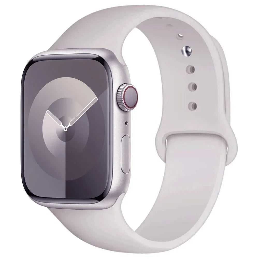 Silikon Armband für Apple Watch Series 9 8 7 6 5 4 3 SE Ultra Sport Band iWatch