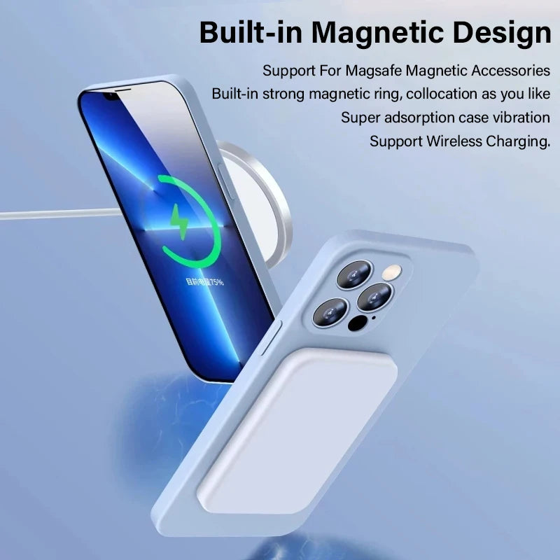 Handy Hülle IPhone13 14 15 Pro Max Case Tasche Cove Schutzhülle Silikon Bumper