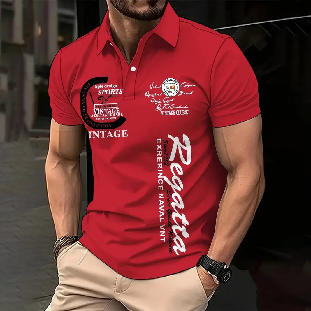 Herren Poloshirt POLO Shirt T-Shirt Kurzarm Zipper Hemd Fashion Polohemd NEU