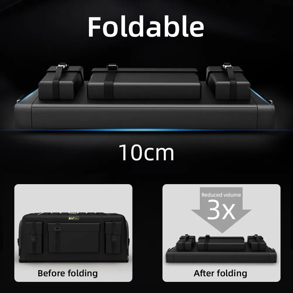 70L Aufbewahrungsbox Kofferraum Organizer Auto Tasche Kofferraumtasche Klappbar