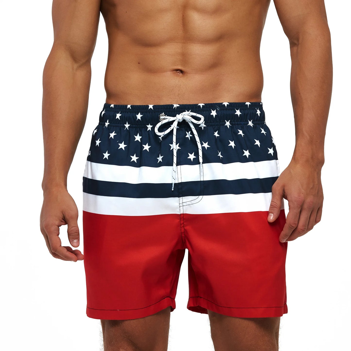 Herren Badehose Badeshort Kurze Hose Shorts Schwimmhose 100% Polyester NEU