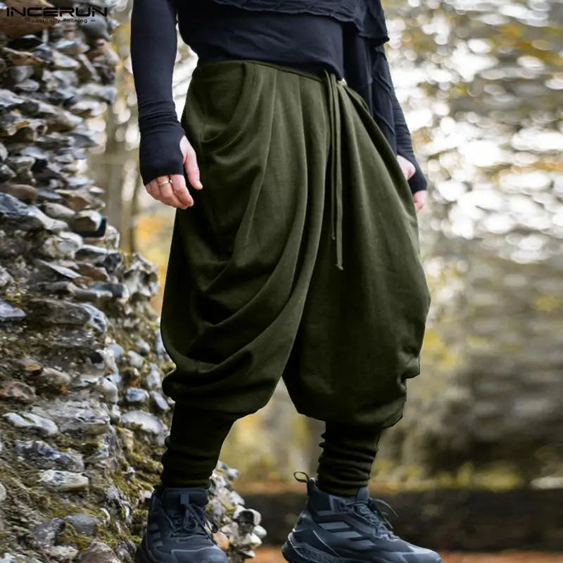Männer Hose Haremshosen Pumphosen Pluderhosen Hosenrock Herrenrock Kilt Jogger