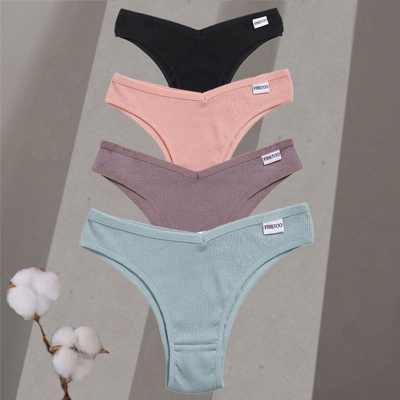 4Stk Frauen Spitze Tanga String Höschen Sexy Schlüpfer Slip Dessous Unterwäsche