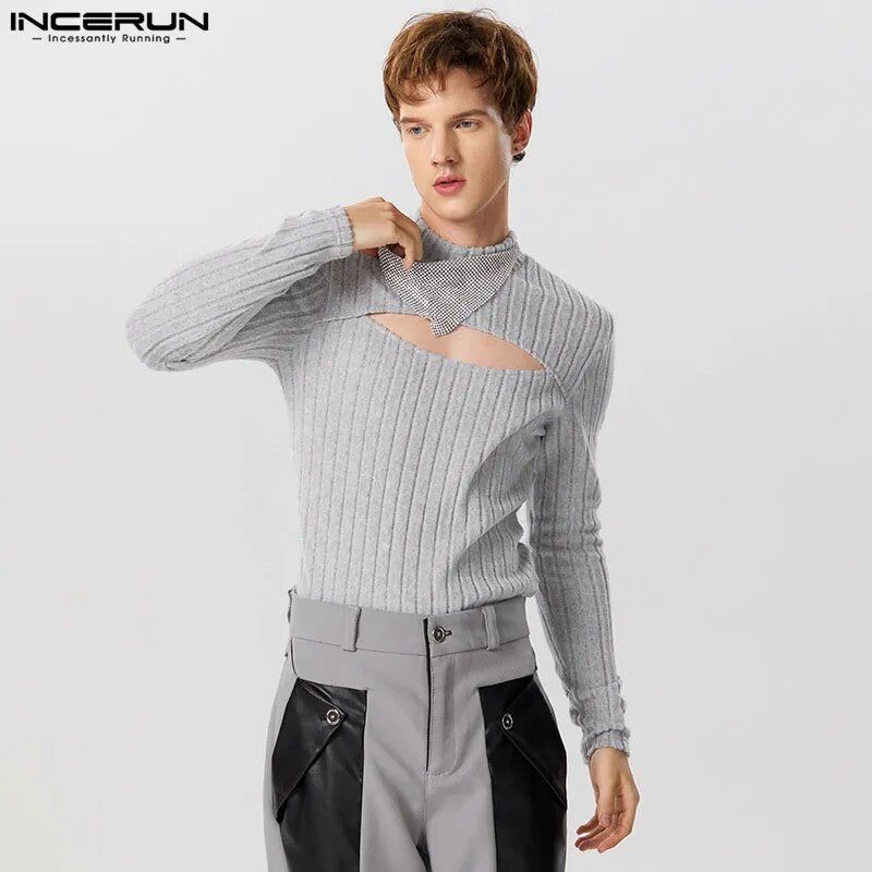 Fetisch Fashion Männer Sexy Bodysuits Herren Body Shirts Hemd Transparent Club