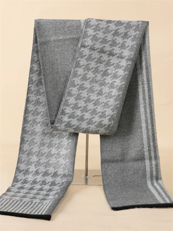 Herren Schal Winterschal Stola Schlauchschal Halstuch Wollschal Strickschal Loop