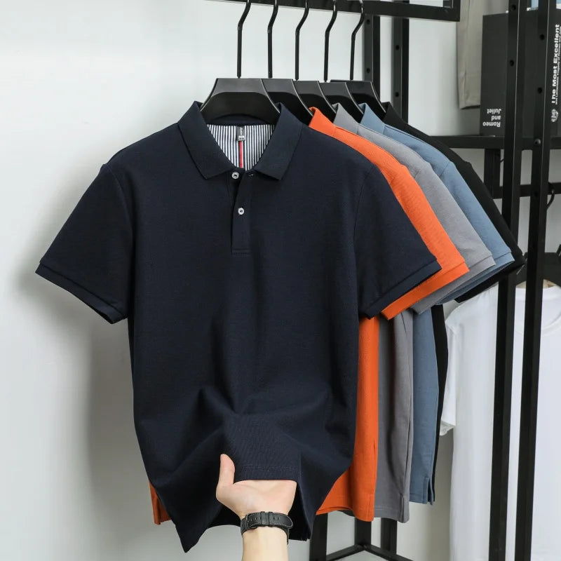 Herren Poloshirt POLO Shirt T-Shirt Kurzarm Zipper Hemd Fashion Polohemd Top NEU