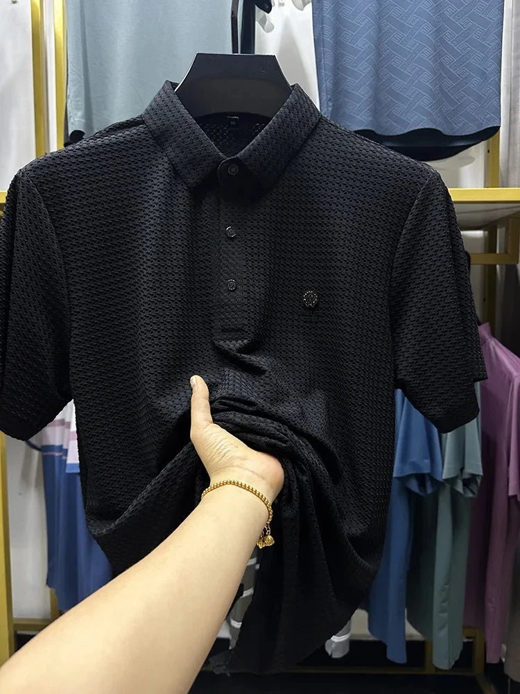 Herren Poloshirt POLO Shirt T-Shirt Kurzarm Zipper Hemd Fashion Polohemd Top NEU