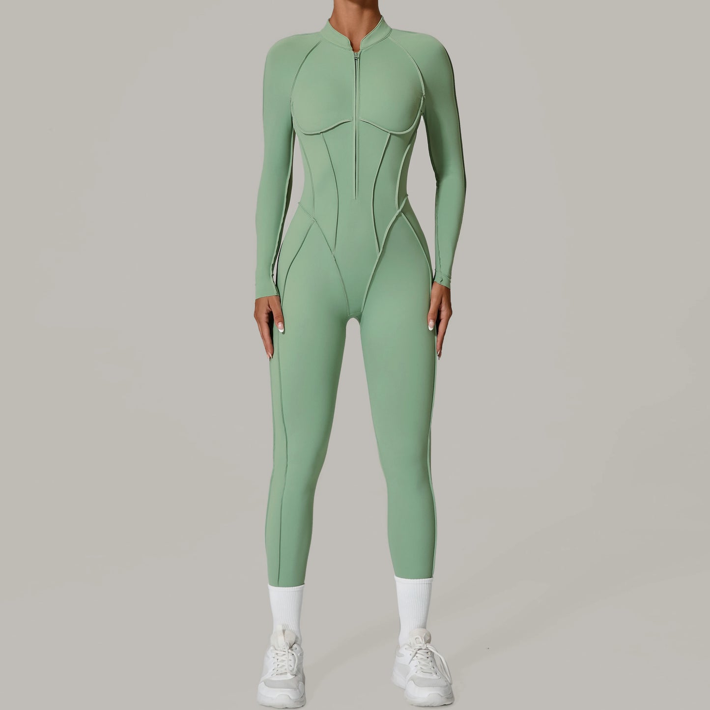 Yoga Fitness Overalls Jumpsuit Gym Stretch Leggings Jogging Anzug Top Push Up