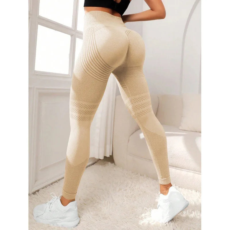 Yoga Leggings Push Up Damen Sport Hose Fitness Gym Stretch Leggins Jogginghose