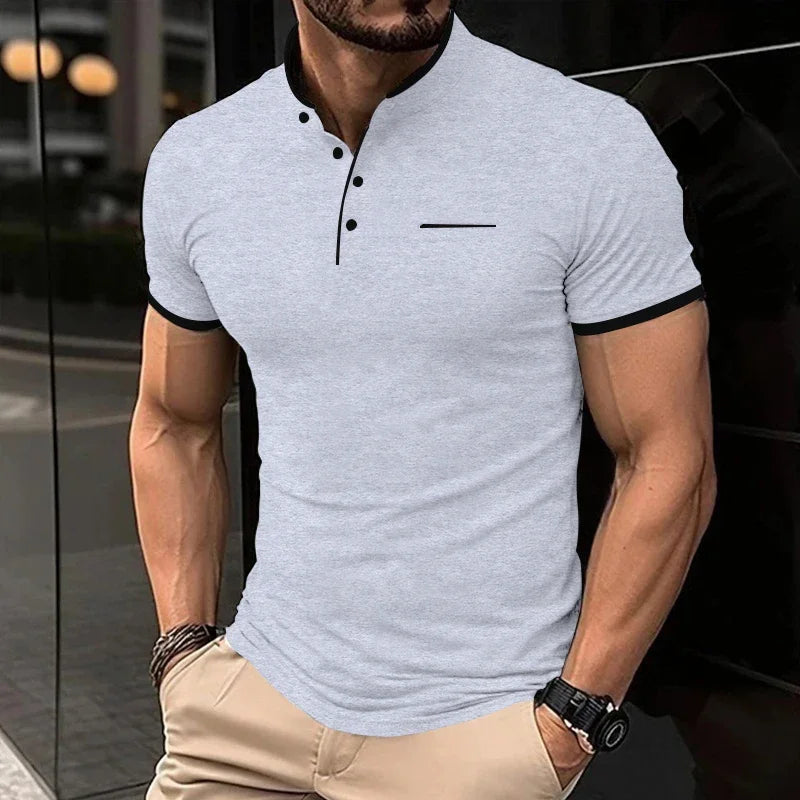 Herren Poloshirt POLO Shirt T-Shirt Kurzarm Hemd Fashion Polohemd Herrenmode Top