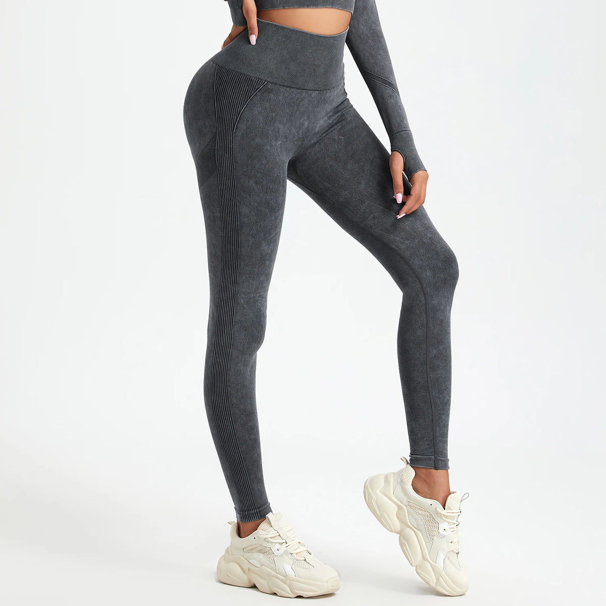 Yoga Leggings Push Up Hohe Taille Sexy Damen Sport Hose Fitness Gym Stretch