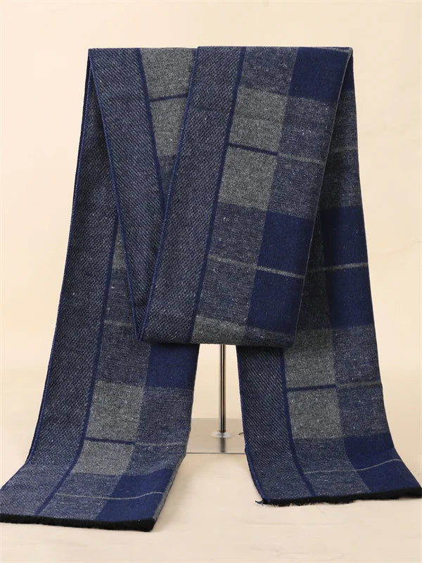 Herren Schal Winterschal Stola Schlauchschal Halstuch Wollschal Strickschal Loop