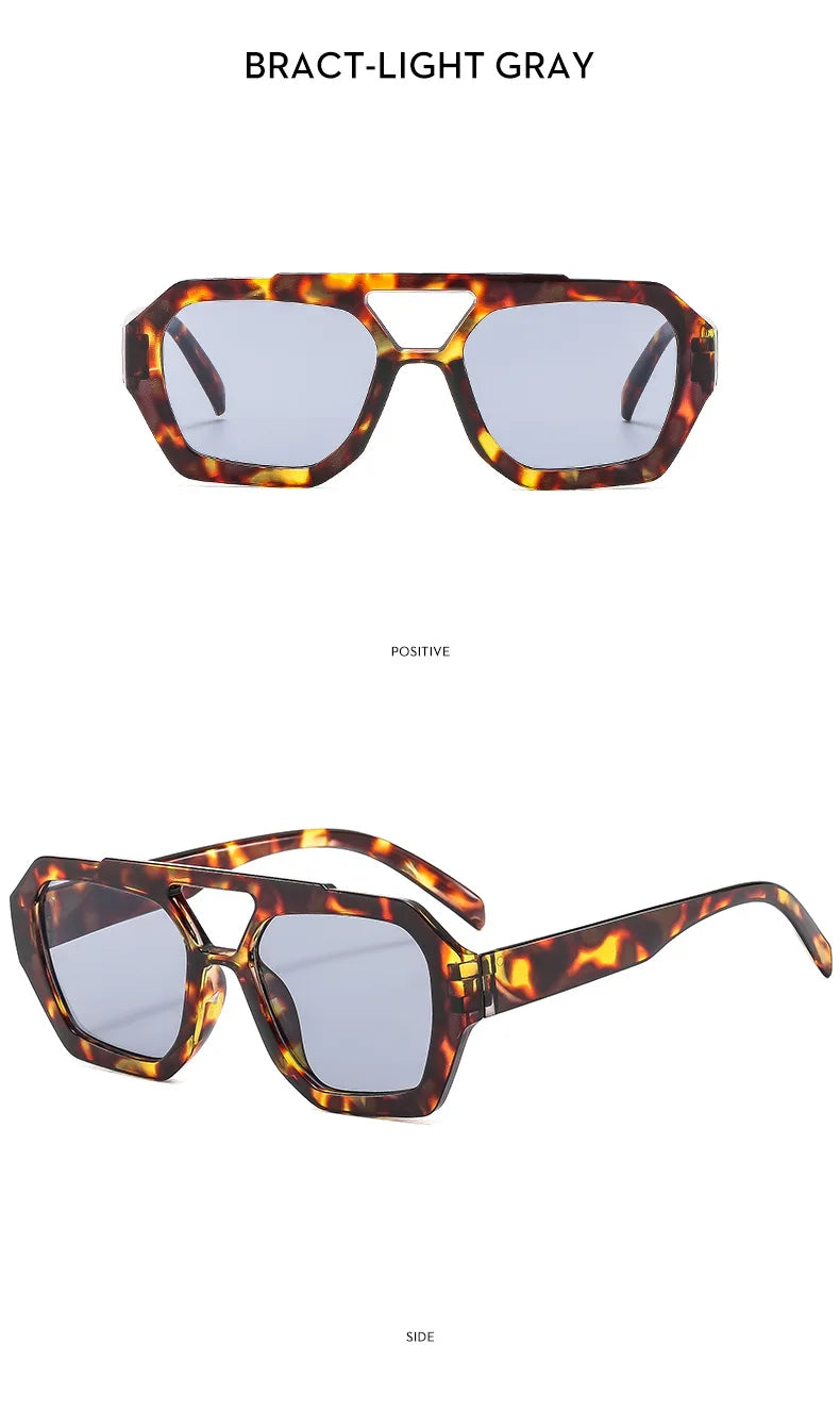 Occhiali da sole ovali oversize per donna e uomo Fotocromatici Polarizzati UV400