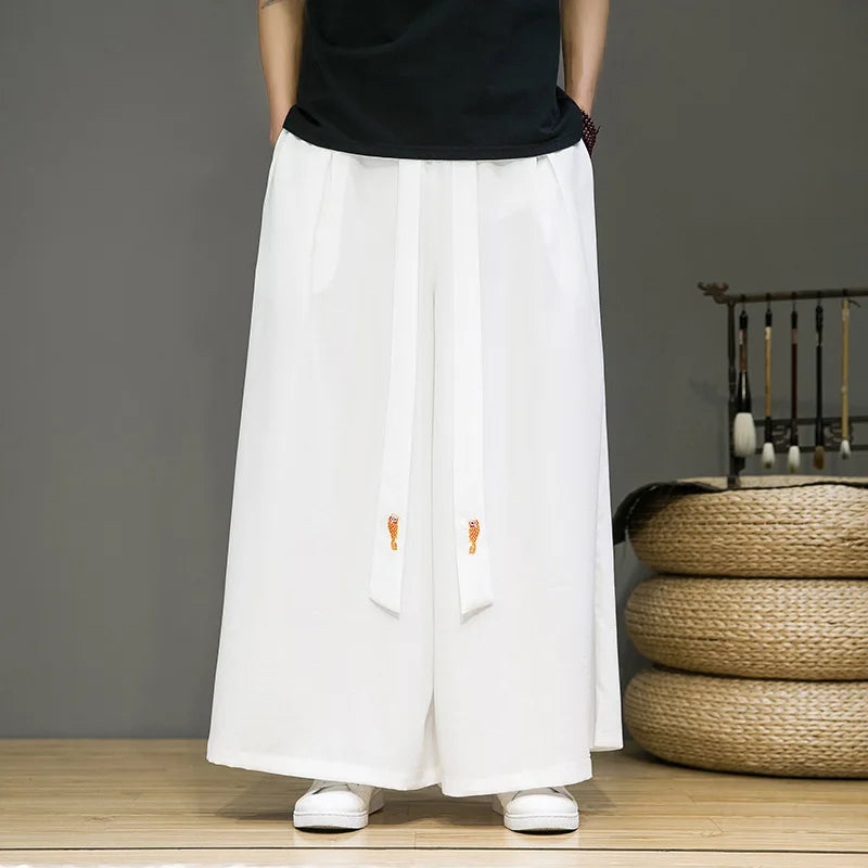 Männer Hose Haremshosen Pumphosen Pluderhosen Hosenrock Herrenrock Kilt Kimono