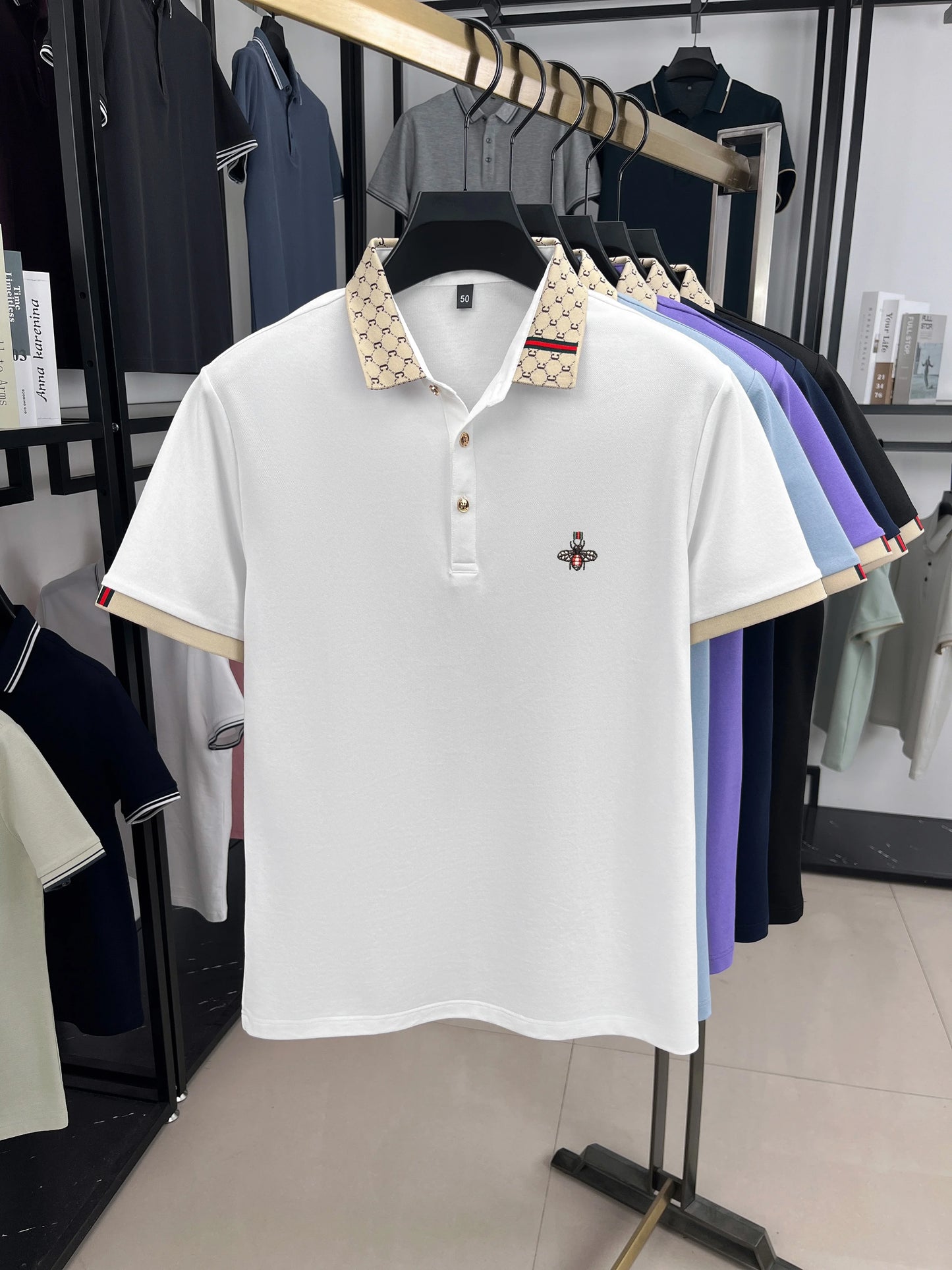 Herren Poloshirt POLO Shirt T-Shirt Kurzarm Hemd Fashion Polohemd Herrenmode Top
