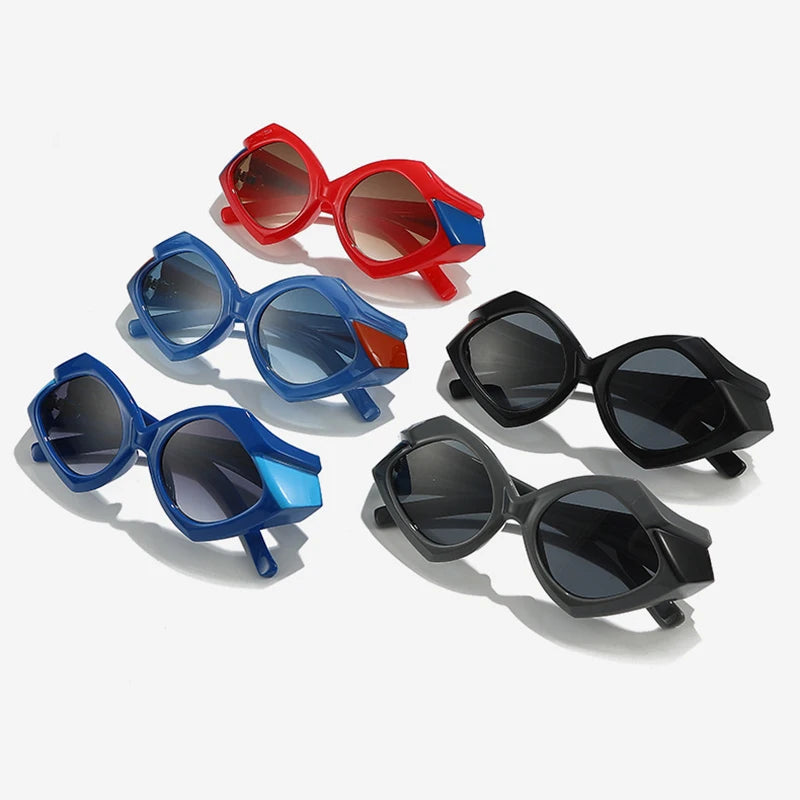 Occhiali da sole ovali oversize per donna e uomo Fotocromatici Polarizzati UV400