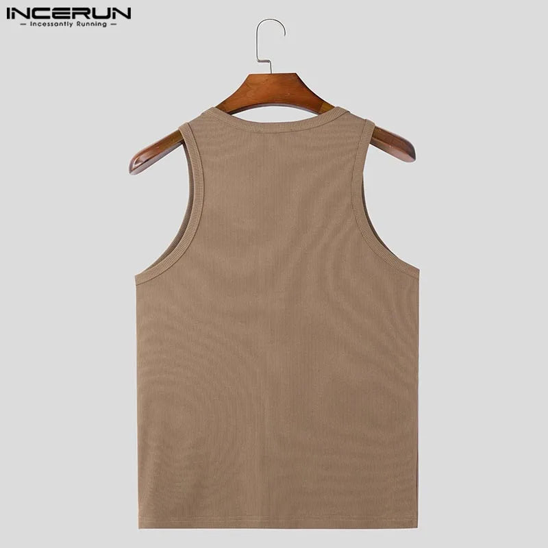 Herren Oberteil Ärmellos Tank Top Sexy Shirt Clubwear Muskel T-Shirt Unterhemd