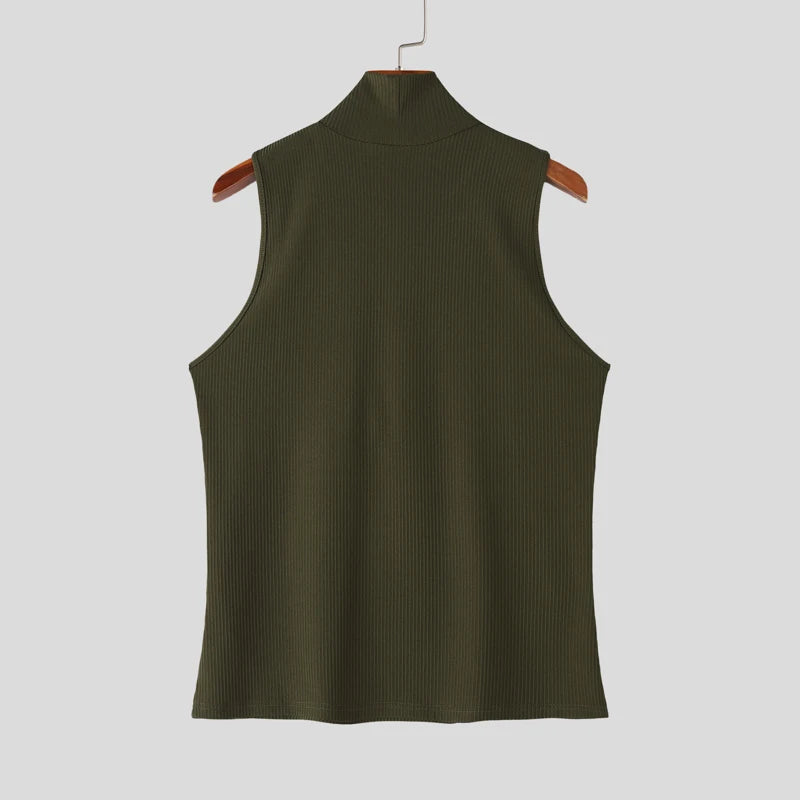 Herren Oberteil Ärmellos Tank Top Sexy Shirt Clubwear Muskel T-Shirt Unterhemd