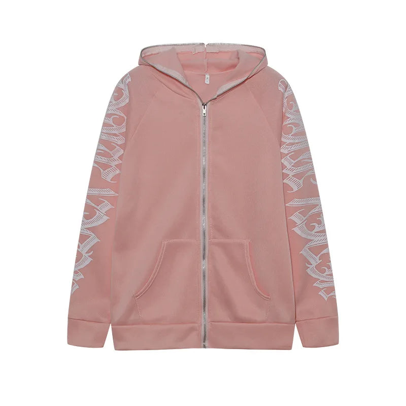 Gothic Kapuzenpullover Sweatshirt Fleece Hoodie Pulli Damen Kapuzenpulli Shirt