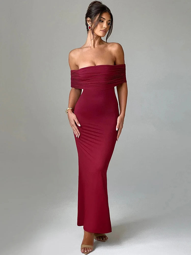 Frauen Kleid rückenfreies Partykleid Langes Trägerkleid Abendkleid Cocktailkleid