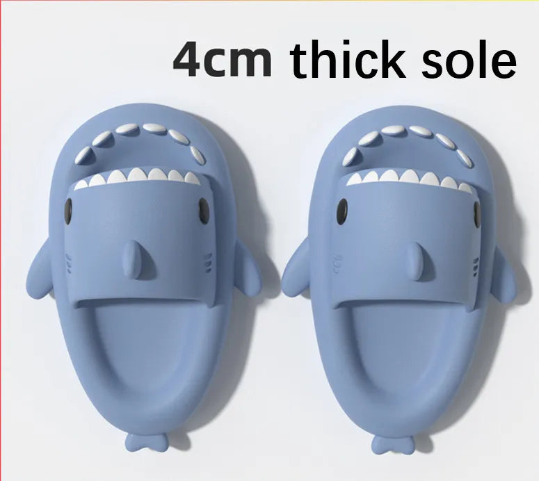 Shark Slippers Badelatschen Frauen Hausschuhe Anti-Rutsch Flip Flops Sandalen