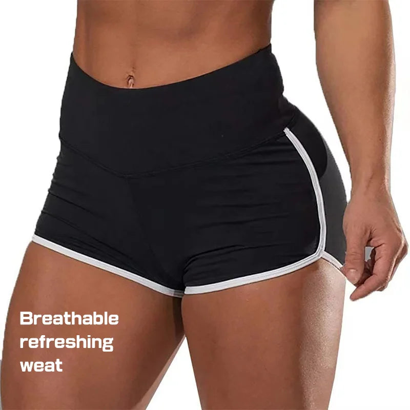 Damen Gym Sporthose Push Up Yoga Radlerhose Kurze Hose Fitness Shorts Hotpants