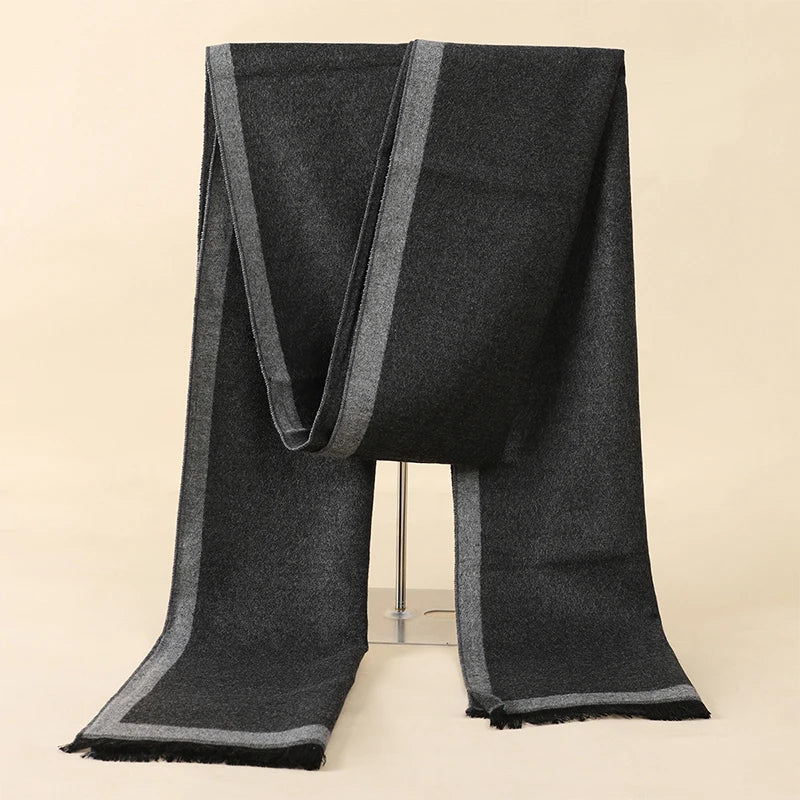 Herren Schal Winterschal Stola Schlauchschal Halstuch Wollschal Strickschal Loop