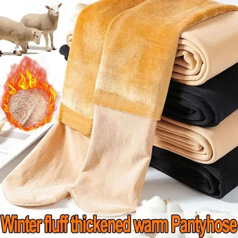 Frauen Winter Strumpfhose Hose Warm Thermohose Innenfleece Blickdichte Leggins