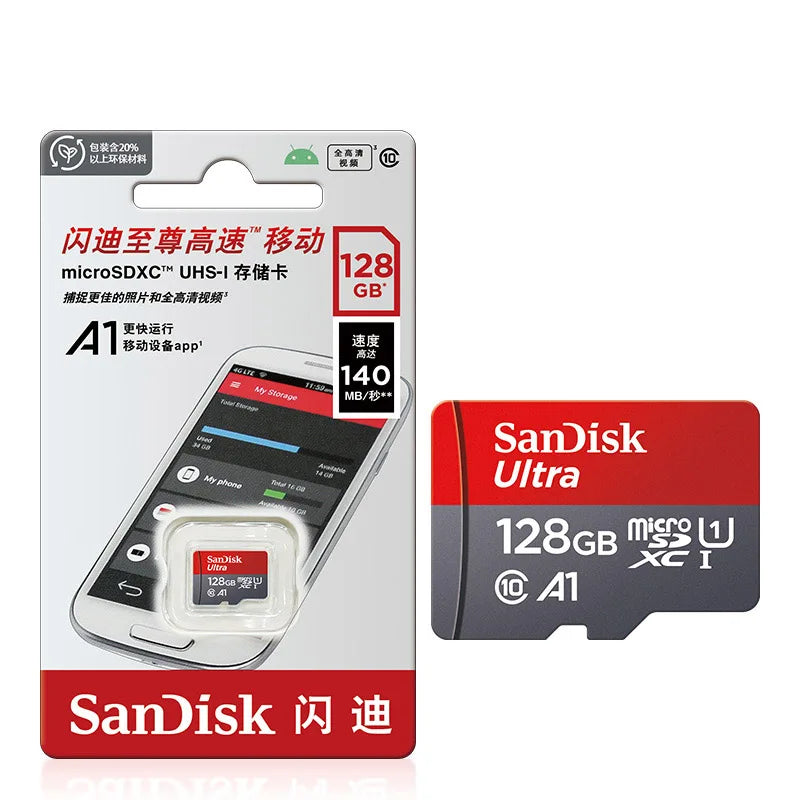 ULTRA Micro SD Karte 128GB 256GB 512GB Speicherkarte TF-Flash-Kartenspeicher