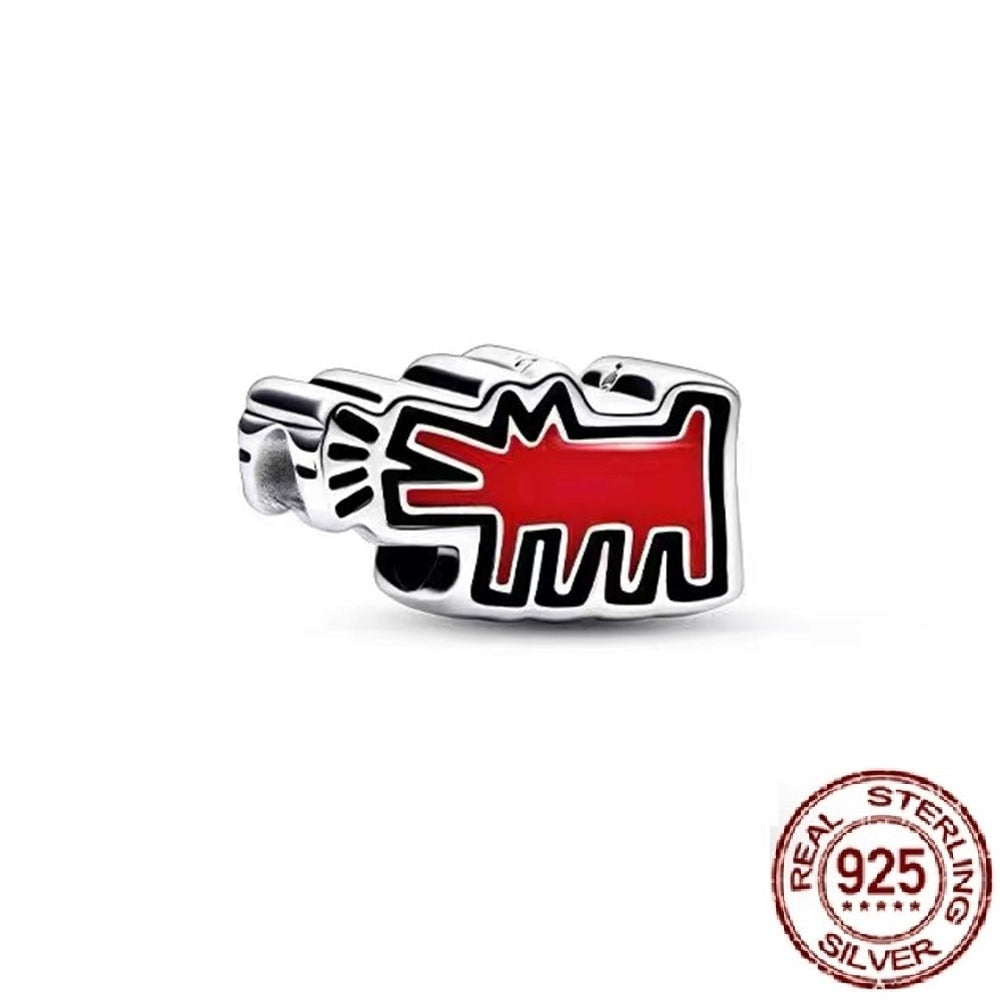 Charms Anhänger 925 Sterling Silber Charm Armband verschiedene Themen Damen Geschenk