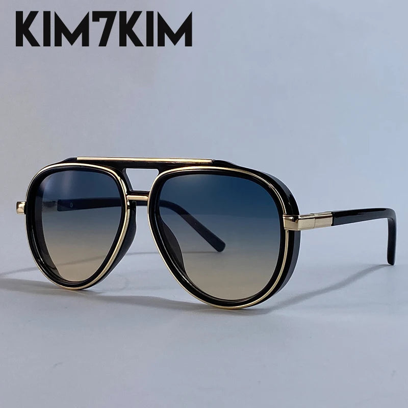 Damen Sonnenbrille Luxus Modische Herren Brille Vintage Pilotenbrille UV400