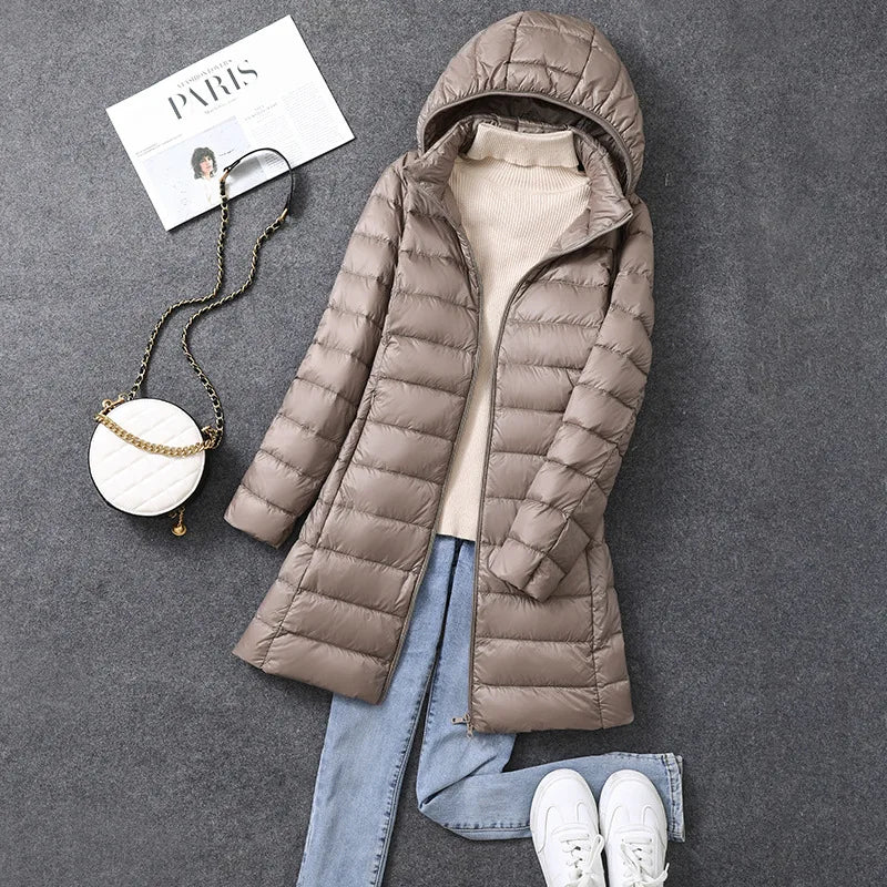 Damen Daunenjacke leichte & wetterfeste Steppjacke Stepp Jacke Übergangsjacke